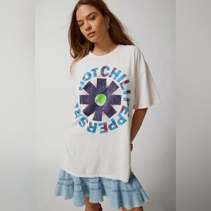 Urban Outfitters Red Hot Chili Peppers Graphic T Shirt Dress
